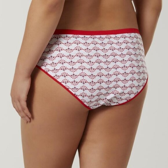 6-Pack  Bikini Panties 100% Cotton Joe Boxer Women's size 7 - Picture 3 of 5